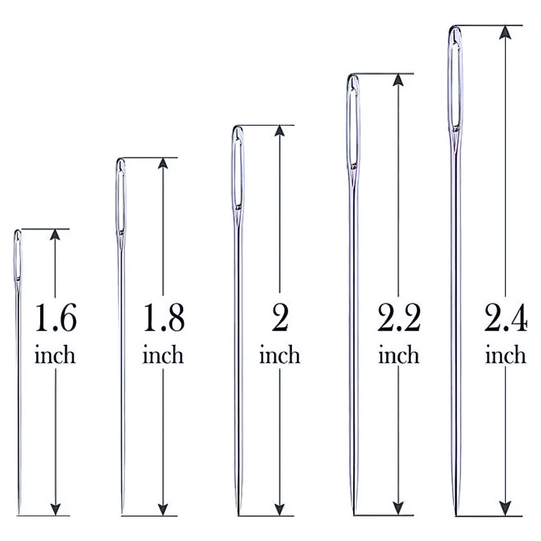 25PCS Big Eye Sewing Needles