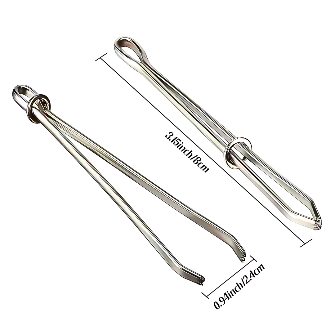 2pcs Stainless Steel Elastic Band Sewing Tools