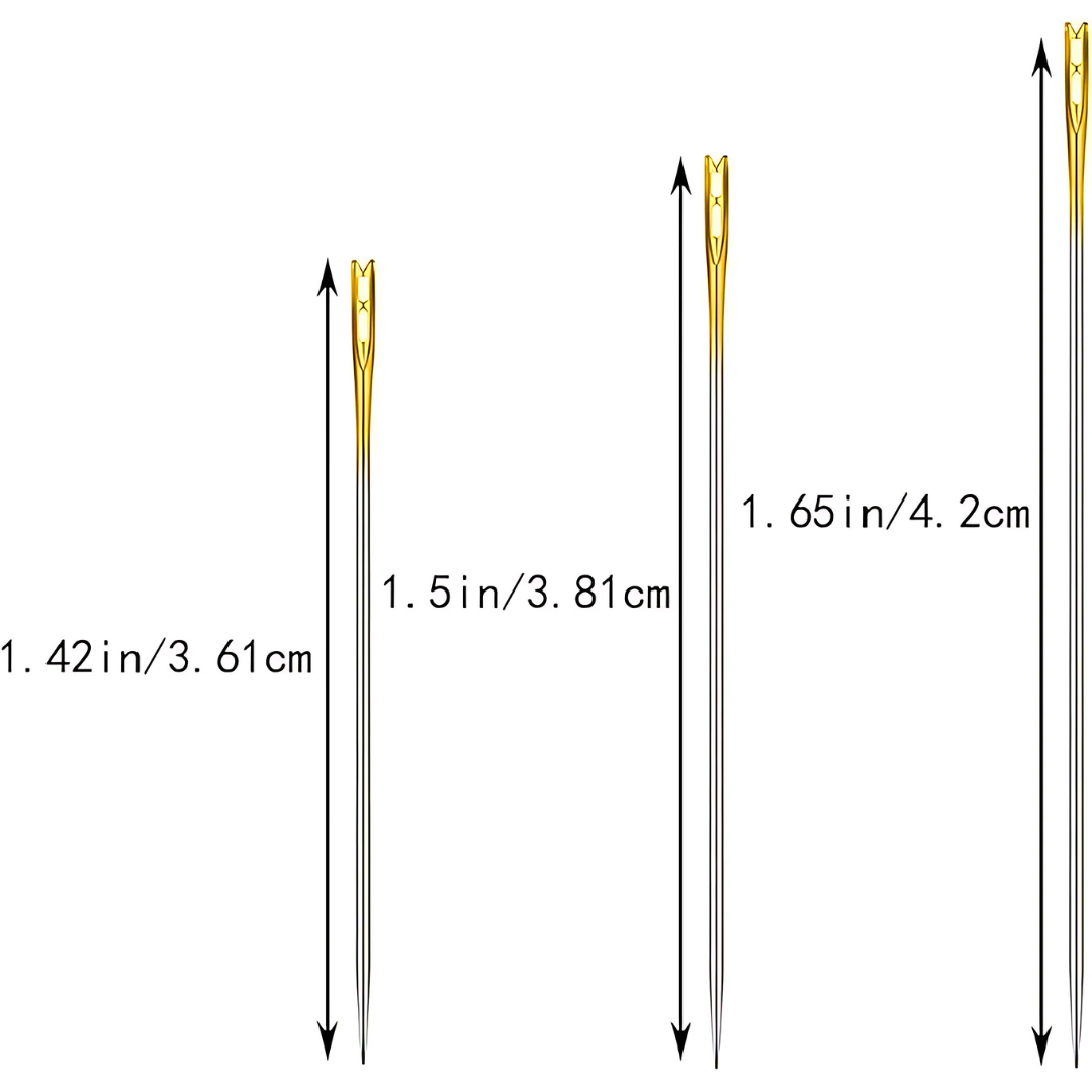 Self-Threading Sewing Needles Set